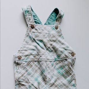 Plaid overall Shorts